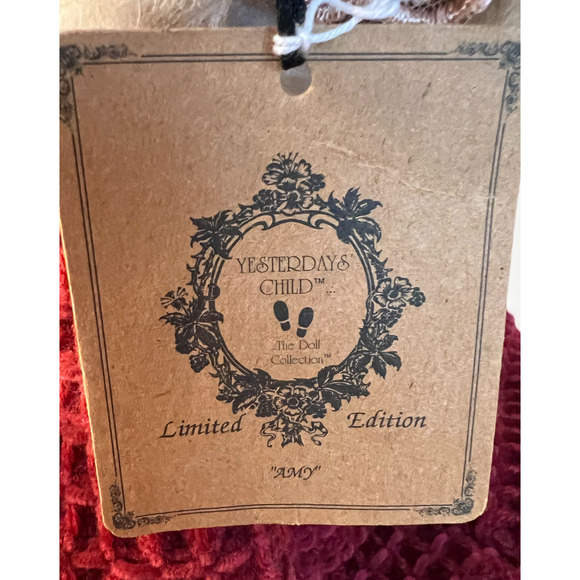 Boyd's Collection Amy 1999 Porcelin Doll Limited Edition 11039 of 18000 Vintage - Picture 2 of 16